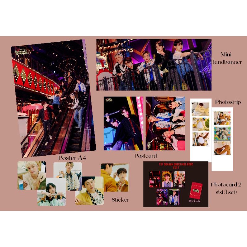 Fankit TXT (Tomorrow X Together) Season Greetings 2022