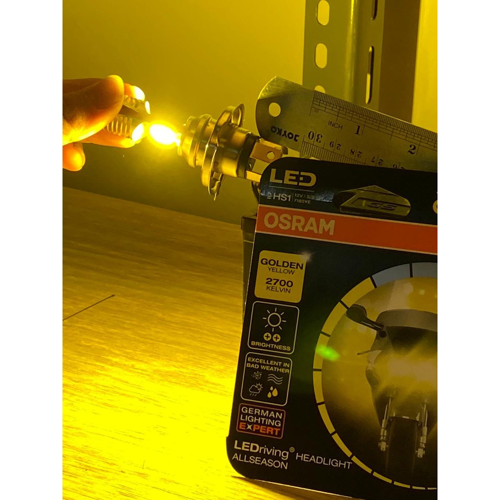 BOHLAM LAMPU DEPAN OSRAM HS1 H4 COCOK UNTUK VIXION BYSON R15 MT 25