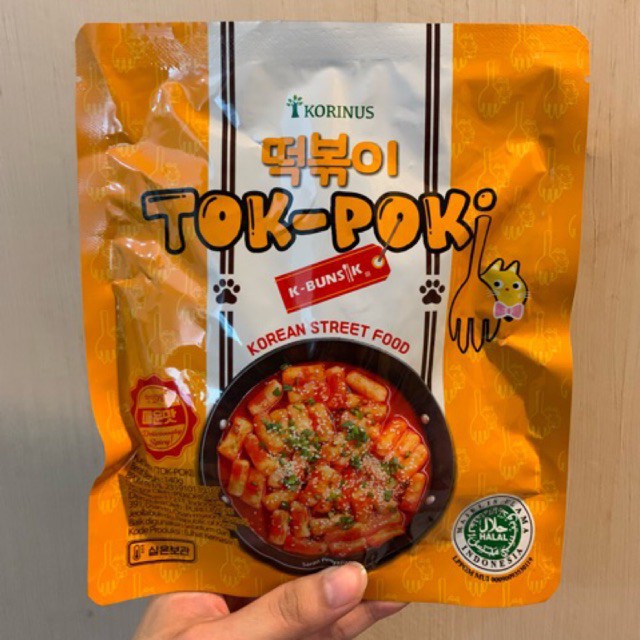 

Korinus K -Bunsik Tokpoki / Tteokbokki / Toppoki / Tok-Poki Pedas instan Halal