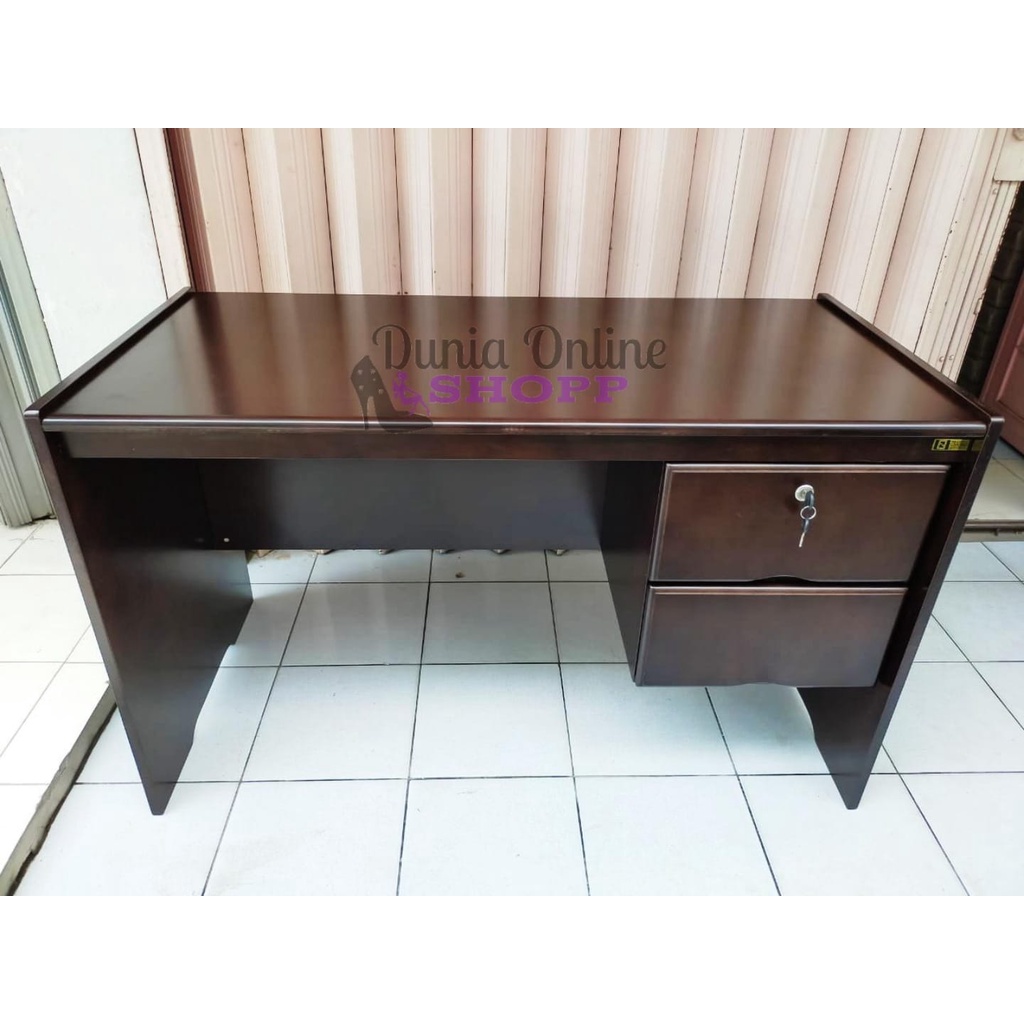 Jual Meja Kerja Kantor Minimalis Kayu 1 Biro Meja Belajar Meja Tulis