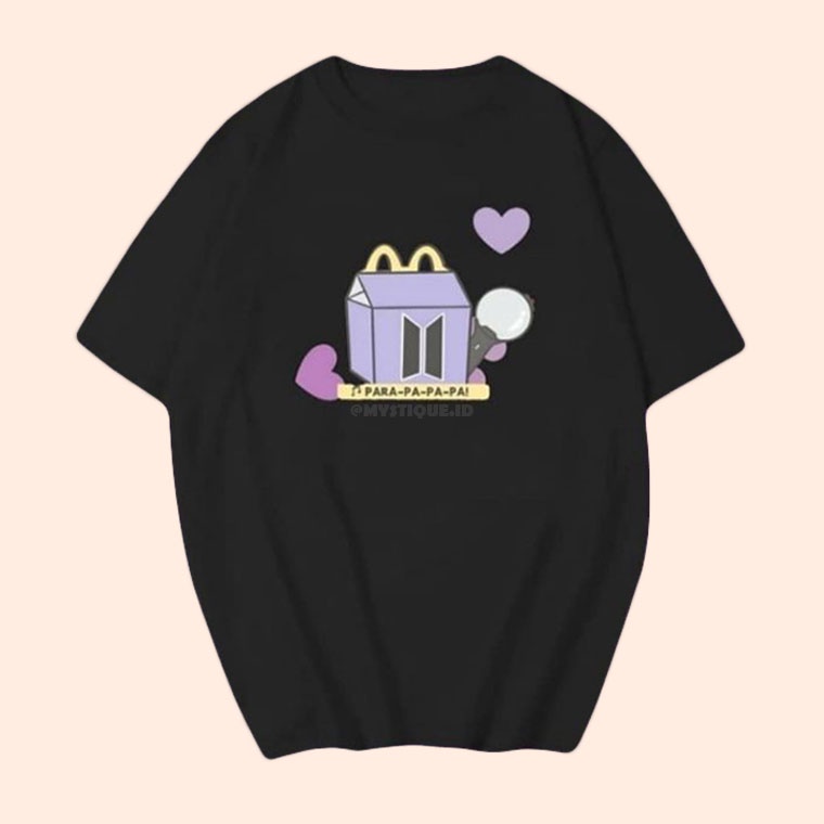 MYSTIQUE ID - KAOS BTS X MCD PARAPAPA LUCU GEMAS KOREA