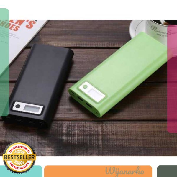 Casing / Case Power Bank USB Dual Output &amp; LCD 8x18650  CPB11