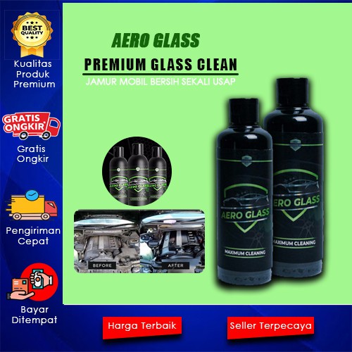 AERO GLASS - (Bayar COD) PREMIUM Pengkilap Mobil dan Pembasmi Jamur Mobil