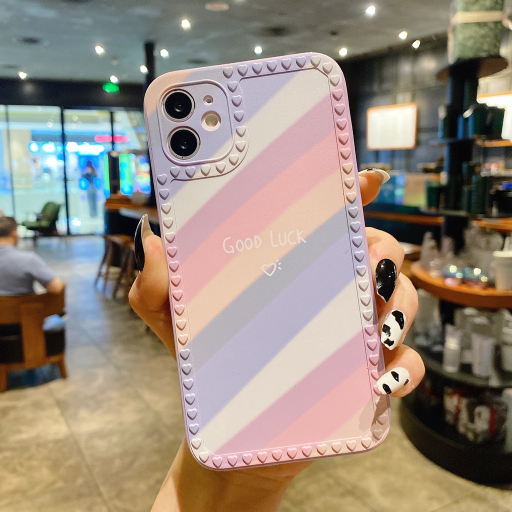 Soft Case TPU Motif Pelangi Untuk Xiaomi Poco X3 Pro X3NFC M3Pro F3 Redmi 10 9A 9C Note10S Note10 5G Note9S Note9 Note8