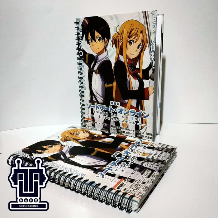 Skecth Book, Note Book / Buku Sketsa, Buku Catatan Anime SAO 2