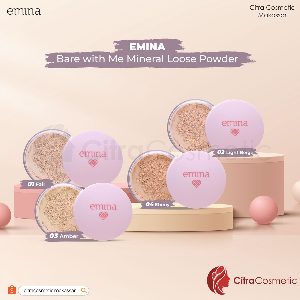 Emina Bare With Me Mineral Loose Powder 8 Gr