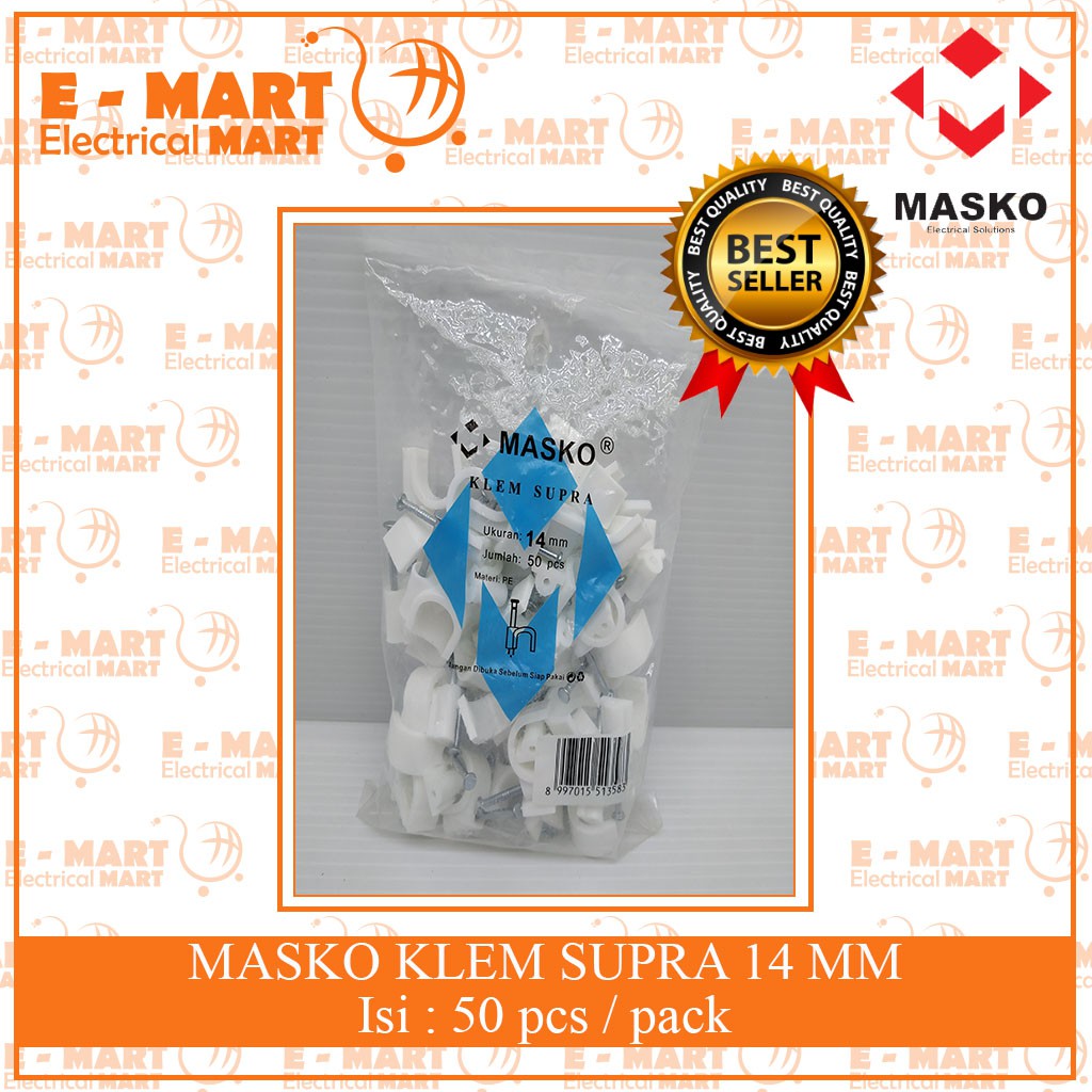 MASKO KLEM SUPRA 14MM / KLEM KABEL 14MM GROSIR