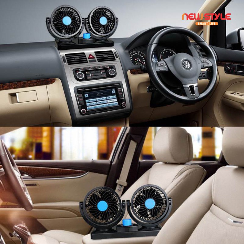 Trend-Kipas Angin Untuk Mobil - Dual Head Fan 360 Degree