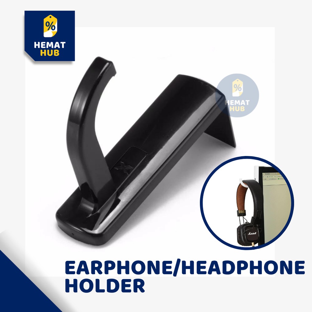 Headset Holder Gantungan Headphone PC Monitor Universal Stand Earphone Gaming Serbaguna HematHub