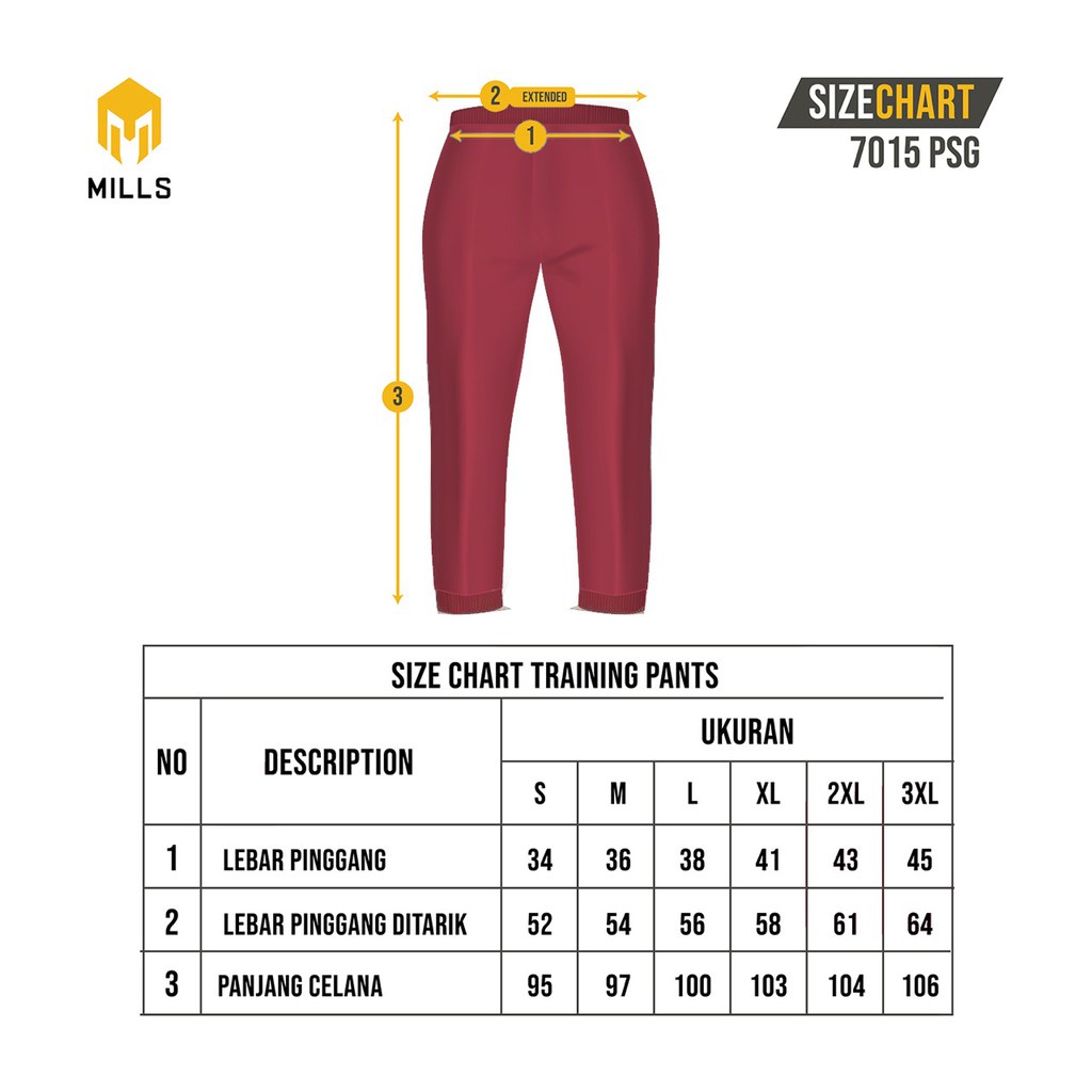 MILLS PSG PATI FC Track Pants 7015PSG Original