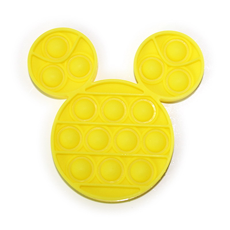 Hot Sale * New Mickey Mouse Push Pops Bubble Sensory Toy Stress Relief Pop It for Kids Colorful