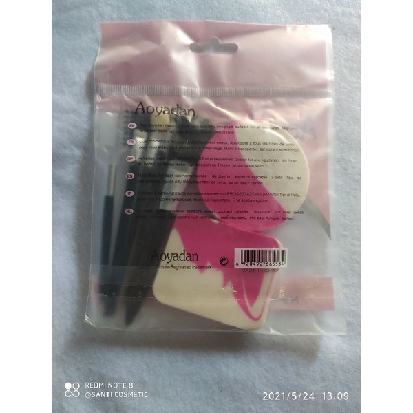 Set Kuas Make Up & Spons
