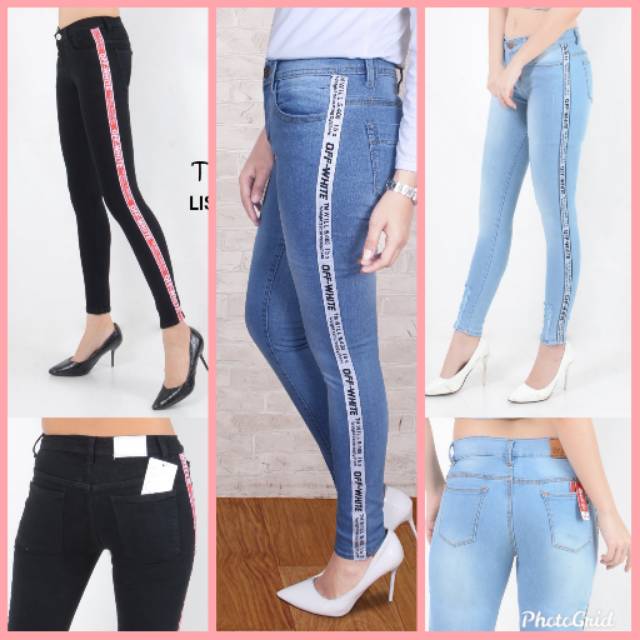 Celana jeans grosir off white/ celana jeans grosir list off white/ celana jeans kerja
