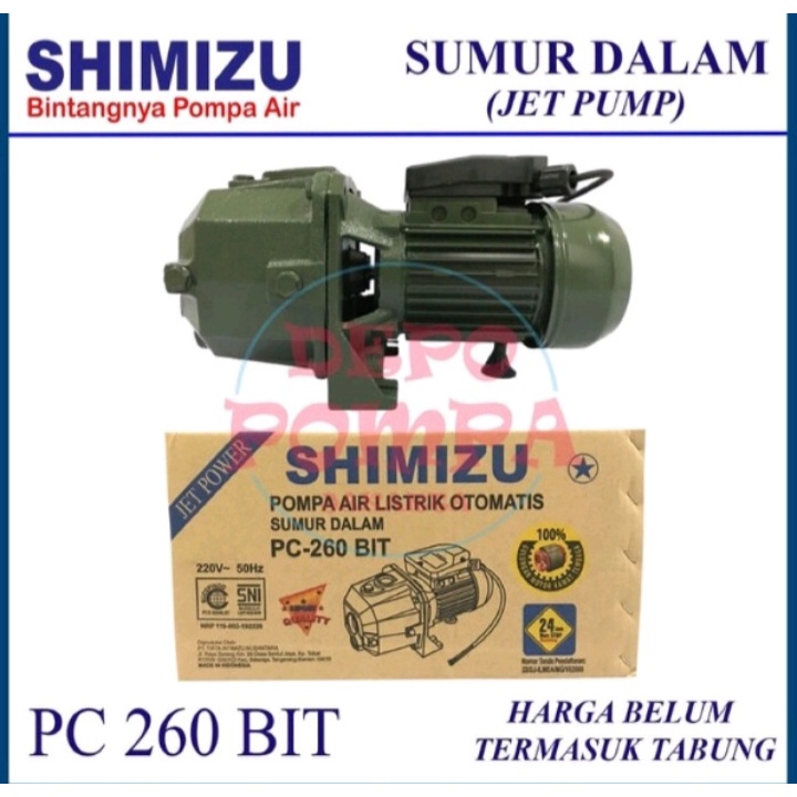 Jual Jual Pompa Air Jet Pump Shimizu Bit Tersedia Tabung Shopee