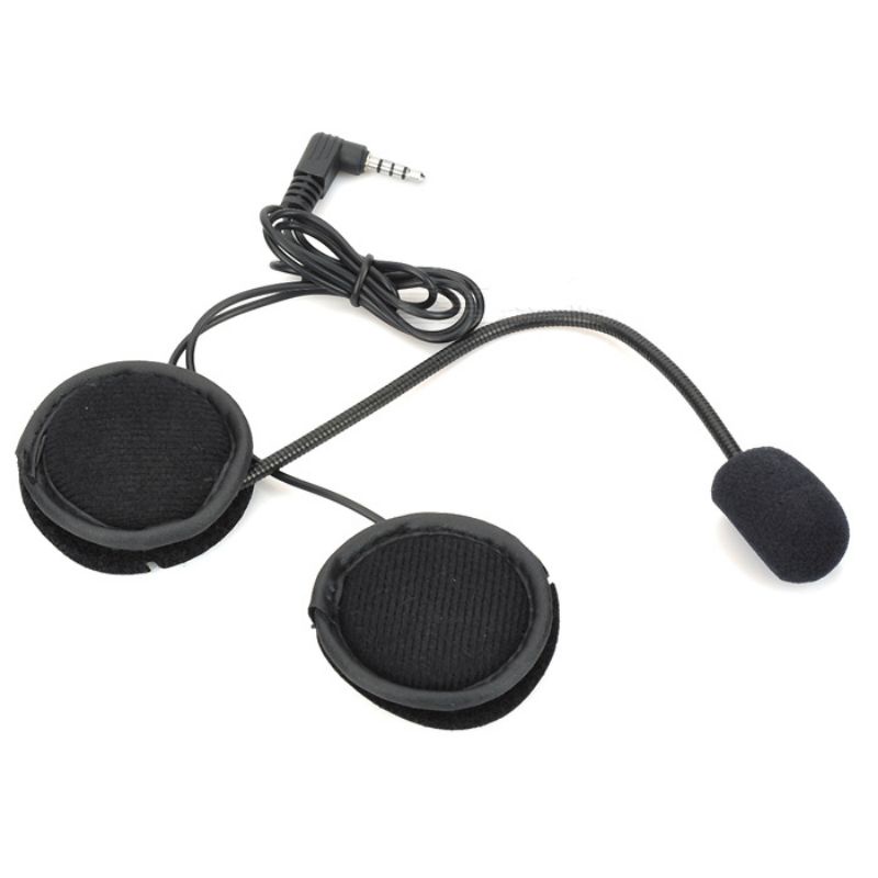Motorcycle Helmet Bluetooth Interphone Headset 1200 Meter - V6-1200