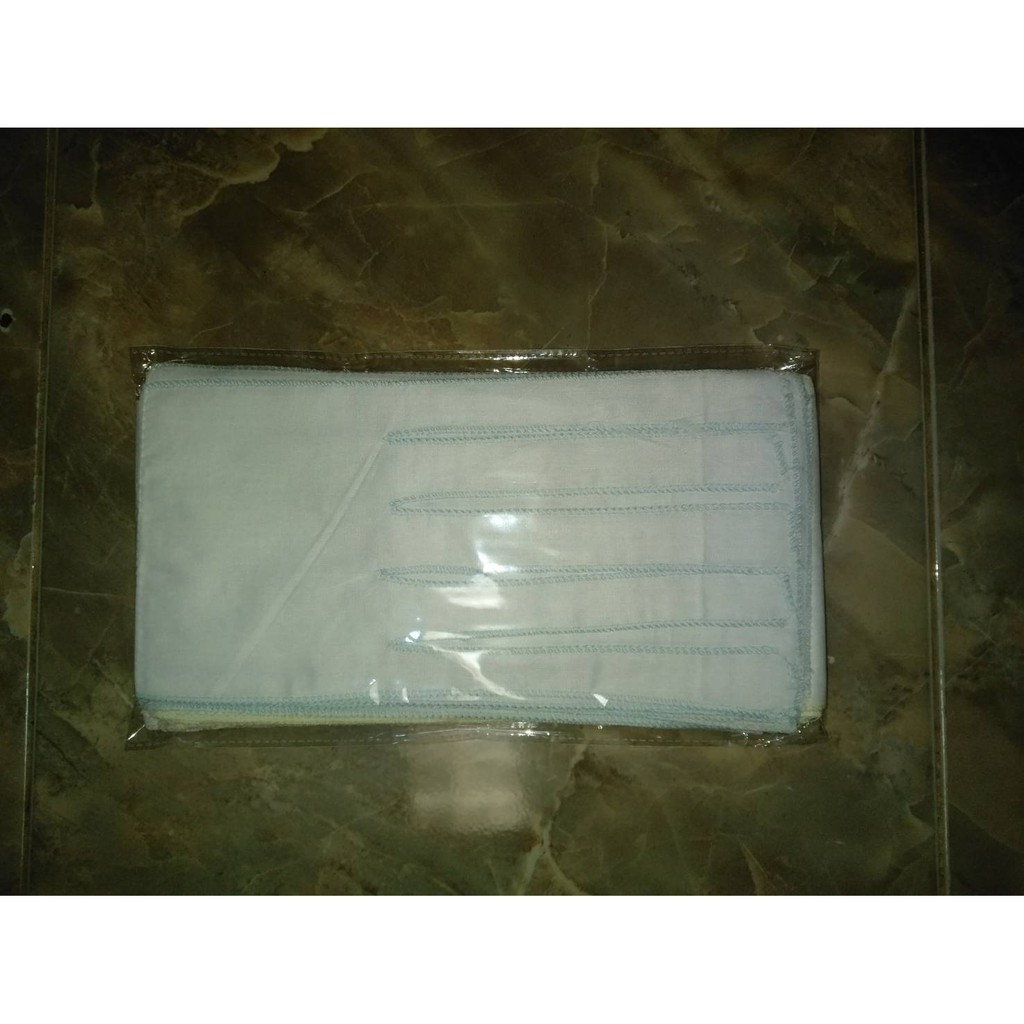 GURITA BAYI PUTIH POLOS ISI 1 LUSIN, Gurita Tali / Gurita Ikat Newborn Putih Polos New [200gr]