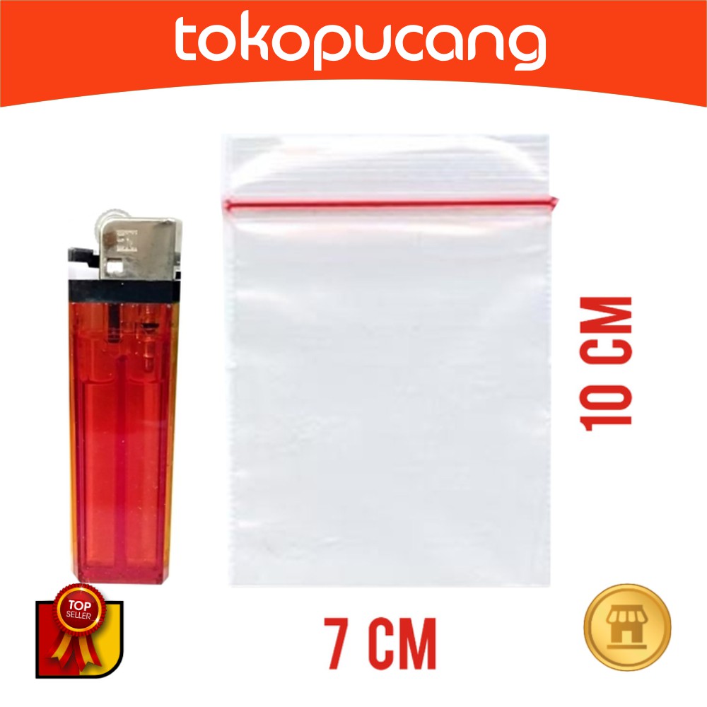 

Plastik klip 7x10 cm 100pcs cetik c-tik ctik 7cm x 10cm kemasan