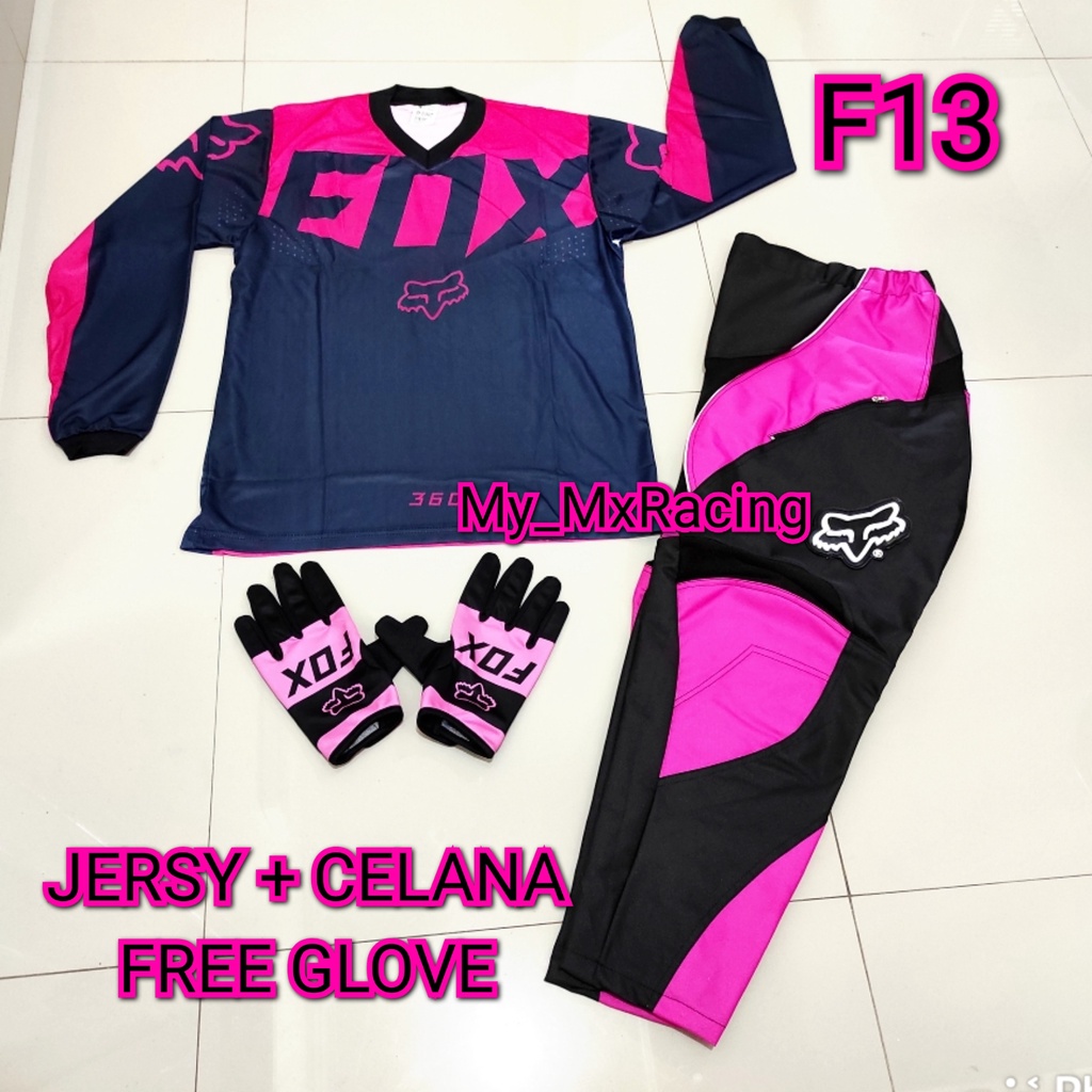 Jerseyset TRAIL CROSS- PROMO Jersey set Trail - BISA BAYAR DI TEMPAT Jersey &amp; Celana Motocross - Jersey Trabas F13 - Jersey Stelan MX Cross - Satu Set Jersey &amp; Celana FREE GLOVES - Jersey PREMIUM - Celana Cordura