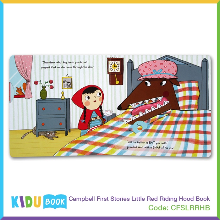 Buku Cerita Bayi dan Anak Campbell First Stories Little Red Riding Hood Book Kidu Baby