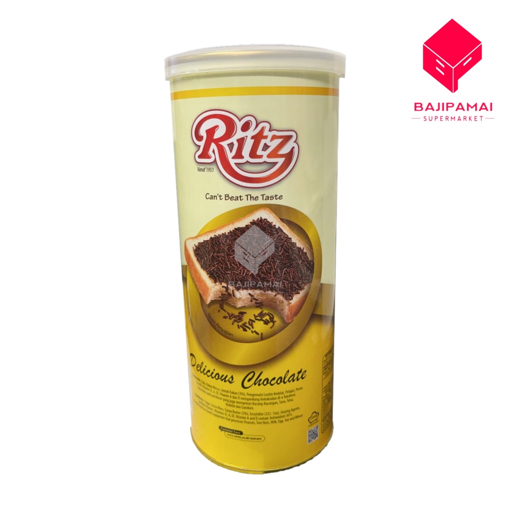 

Ritz Delicious Chocolate / Coklat Meses Kaleng 300gr