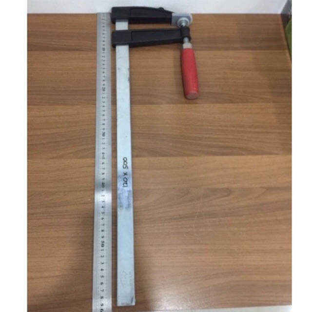 Bais kayu papan f500 catok papan f clamp kayu f 500mili klem f catok kayu 50cm klem jepit papan kayu