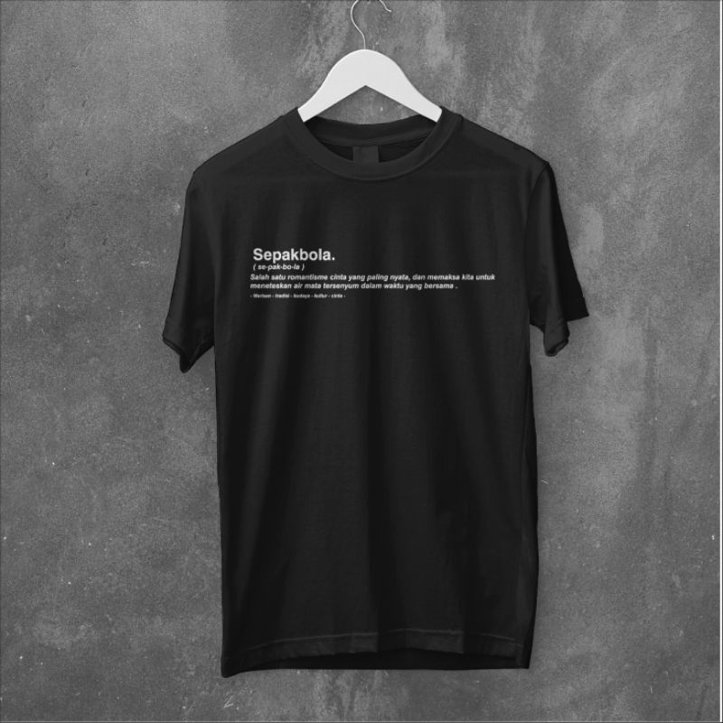 T SHIRT - BAJU PRIA WANITA / KAOS DISTRO / KAOS BOBOTOH ASLI SUNDA ORIGINAL (SEPAKBOLA)