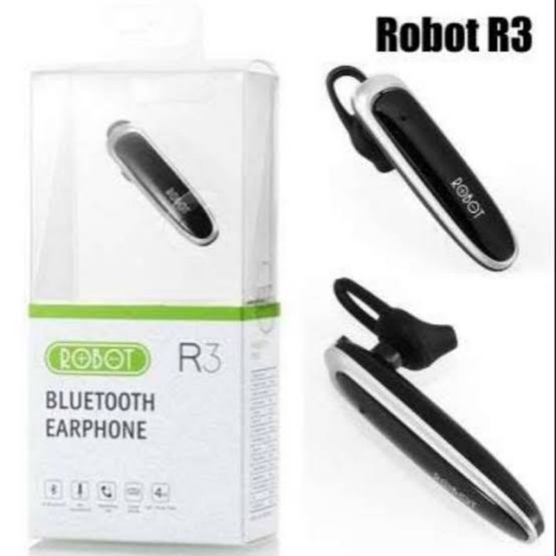 Headset Earphone Bluetooth Robot R3 Original