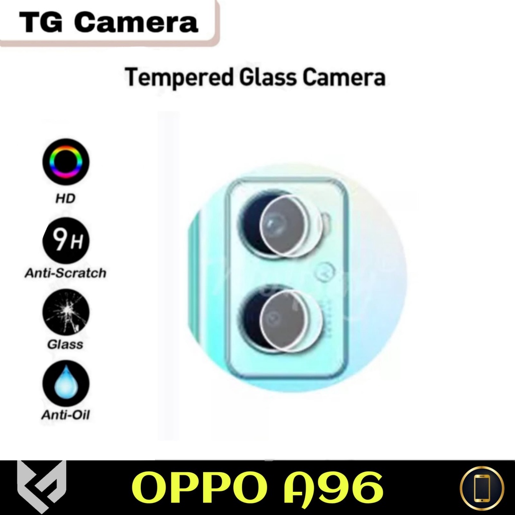 PROMO Tempered Glass Camera OPPO A76 4G / A96 4G Anti Gores Camera Premium Pelindung Kamera Belakang Handphone