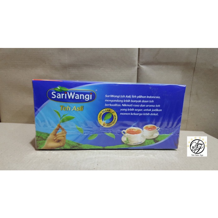 

teh-daun- teh sariwangi celup (25 kantong/kotak) -daun-teh.