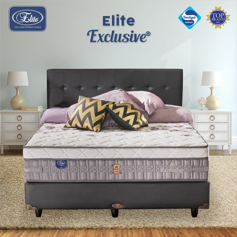 Kasur Elite Spring Bed New Edition Exclusive - Komplit Set Springbed / Spring bed / Matras Kasur