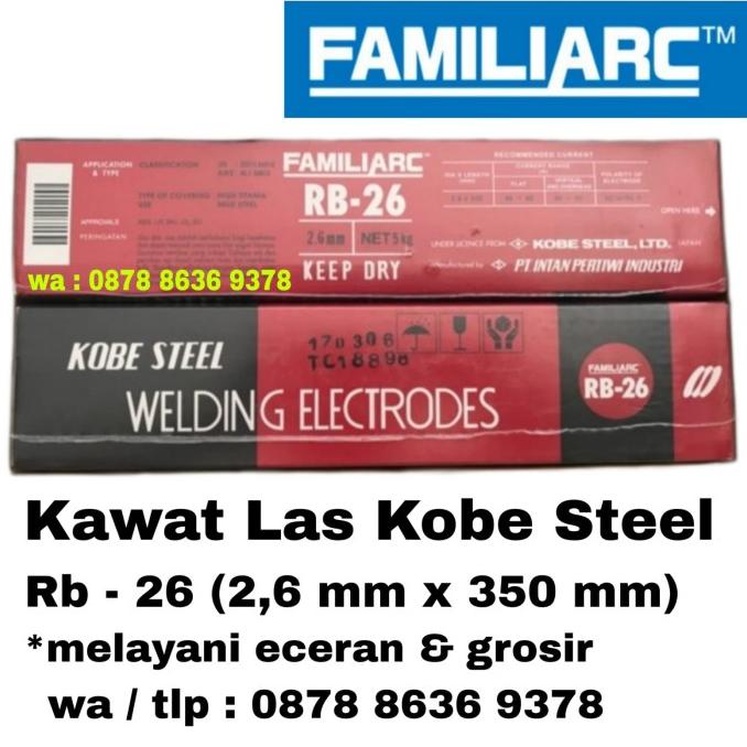 Kawat Las Rb-26 2,6 / Kawat Las Kobe / Kawat Las Welding Electrodes