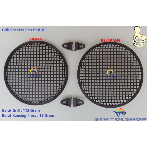 Grill Speaker 10&quot; Besi / Ram Speaker Besi 10 Inch