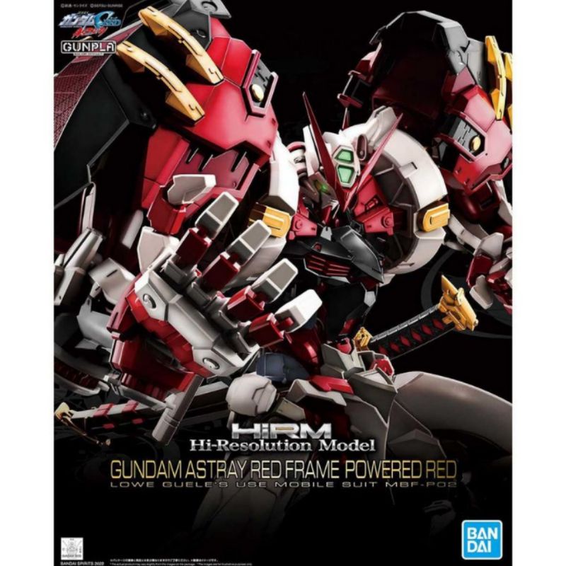 Gundam Hirm 1/100 Hi-Resolution Gundam Astray Red Frame Powered Red Bandai