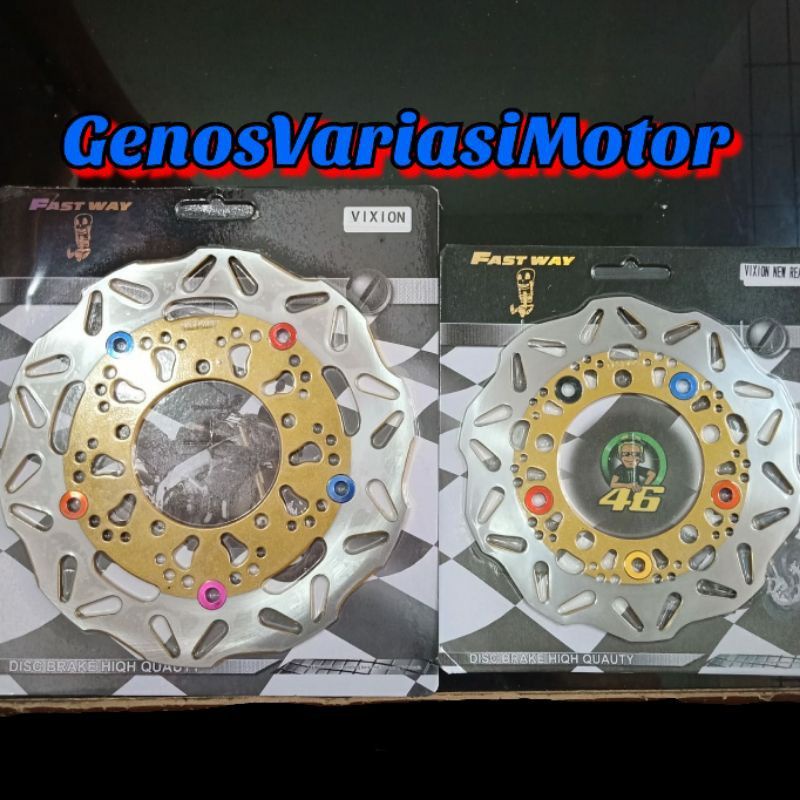 PIRIBGAN CAKRAM DEPAN BELAKANG VIXION NEW/VIXION OLD 1SET