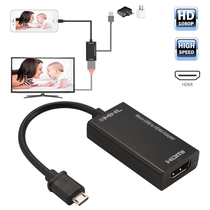 Kabel MHL Micro USB to HDTV 11P MHL Converter