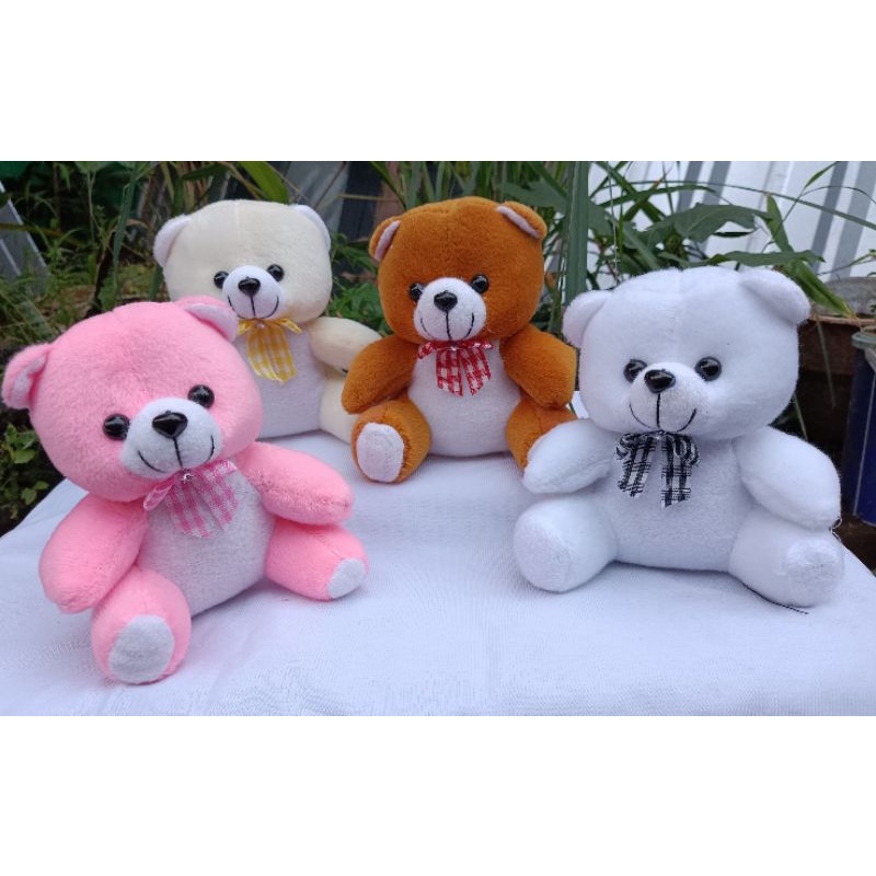 BONEKA BERUANG VELBOA KOMBINASI15cm/BONEKA BUKET/BONEKA WISUDA/HAMPERS