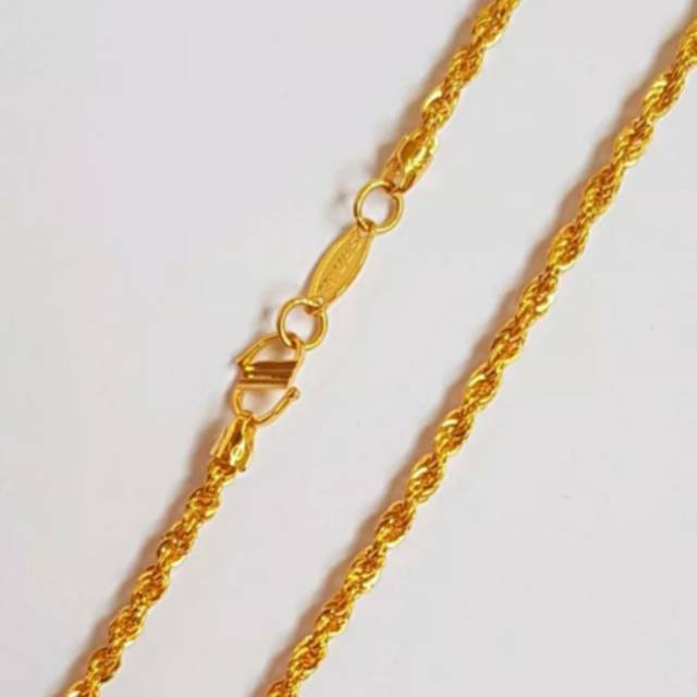 Kalung Liontin Bola Gold Emas asli model variasi