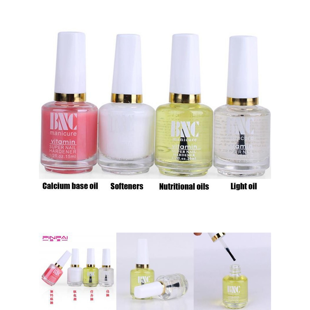 Vitamin BNC nail hardener PINK top coat nail polish PINK 15ml KOREA BNC / kutek vitamin penguat kuku