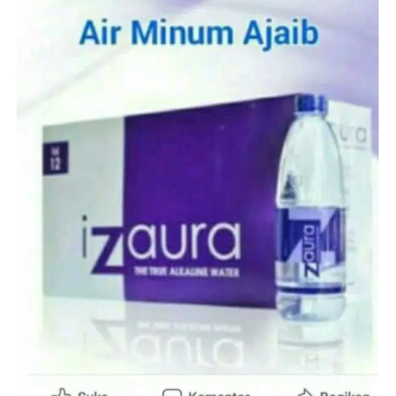 

IZAURA AIR MINUM KESEHATAN (1 DUS) UKURAN BOTOl 600 ml