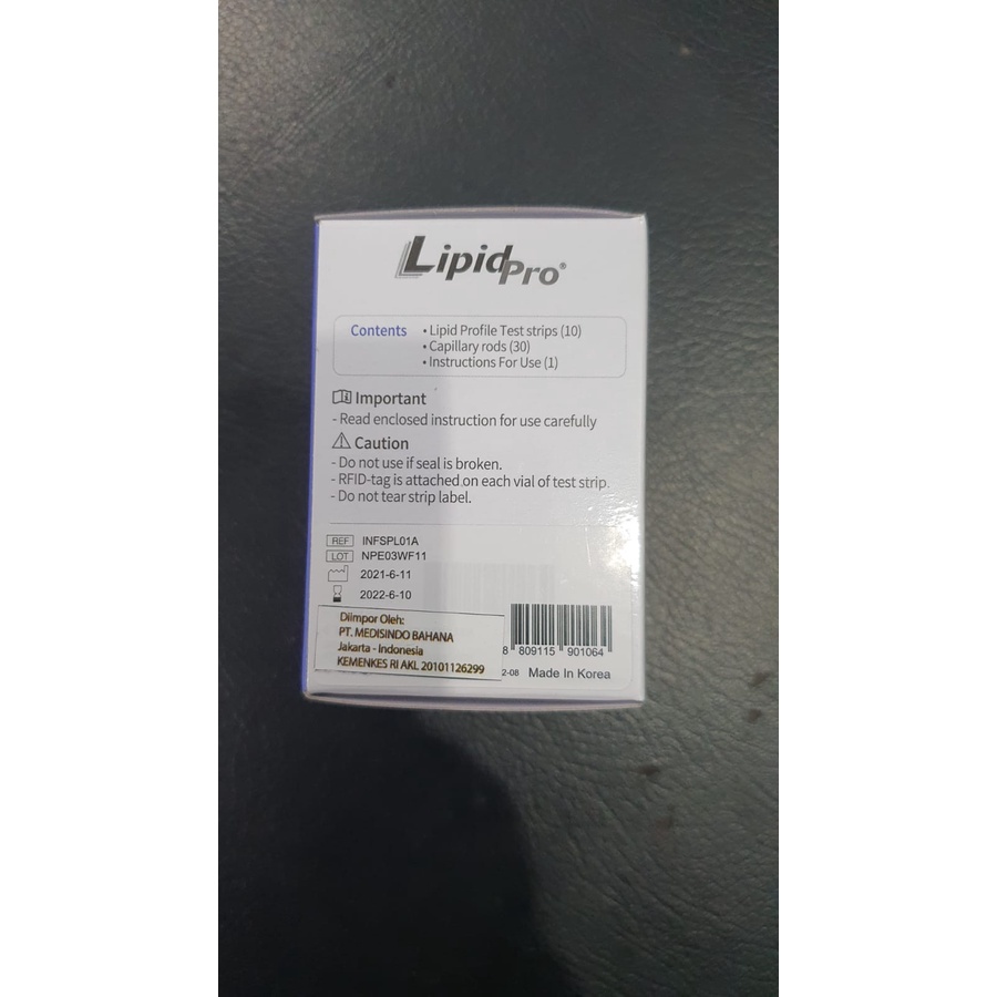 LIPIDPRO STRIP/TEST STRIP LIPID PRO STRIP KOLESTROL CHOLESTROL LIPID PRO