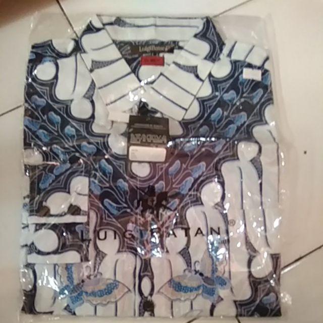 Sale !!! Batik Pria Slimfit Original Merek Luigi Batani