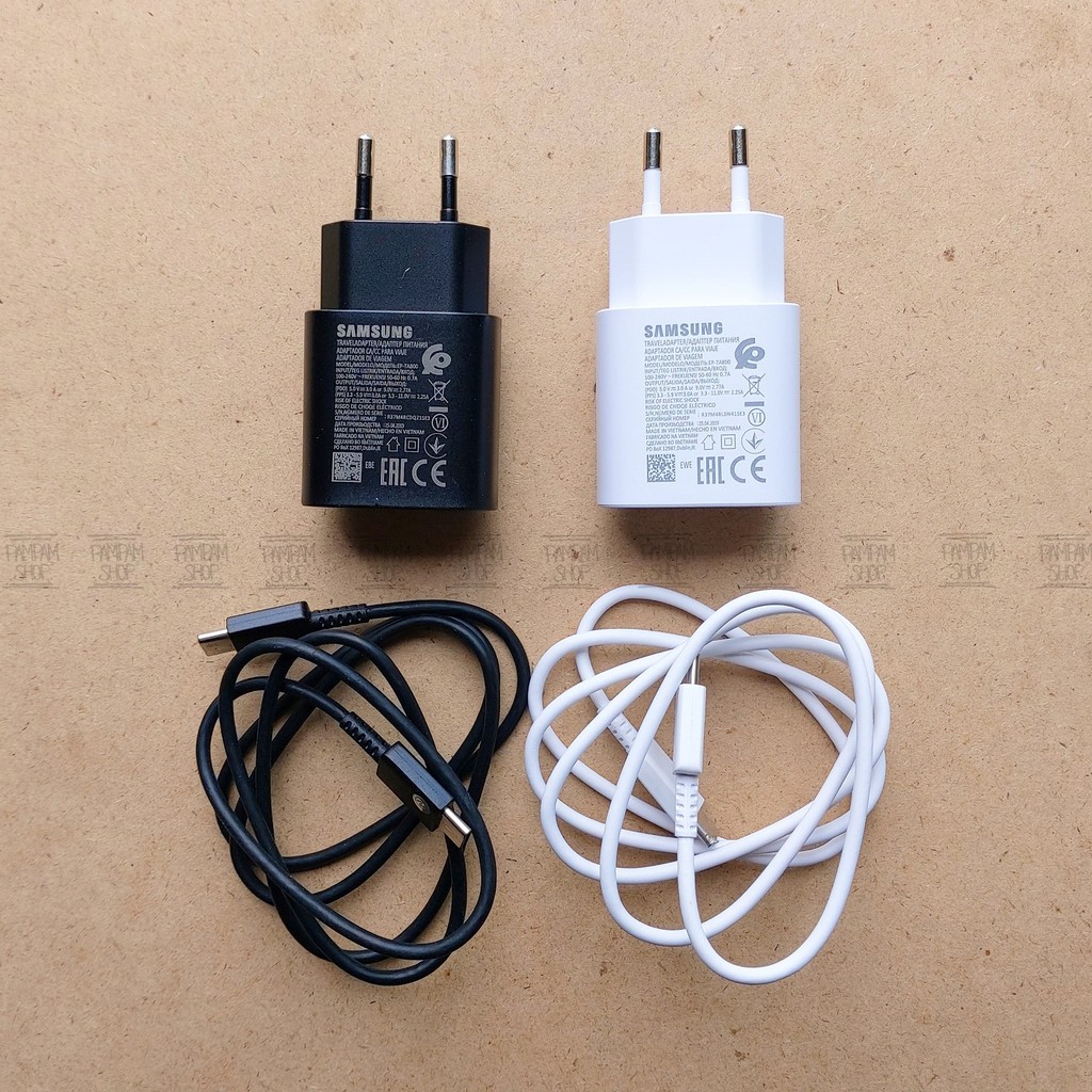 Travel Charger Samsung TYPE C TO TYPE C 3A Super Fast Charging Casan Quick Charge Original OEM