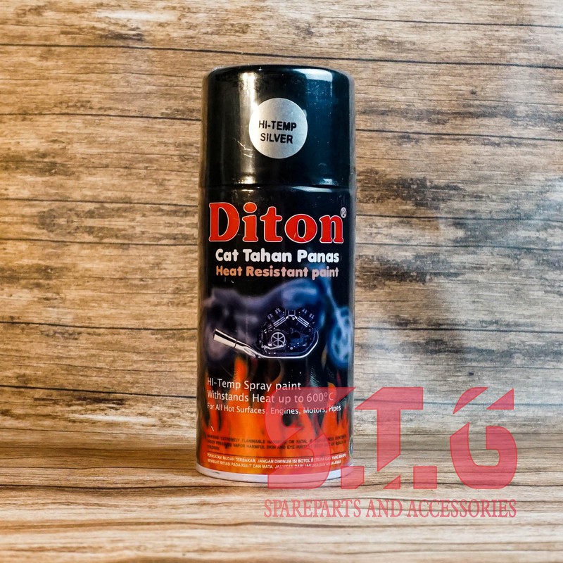 Jual Hi Temp Silver Perak Diton Tahan Panas Cat Pylox Pilox Semprot 300 Cc Shopee Indonesia 5694