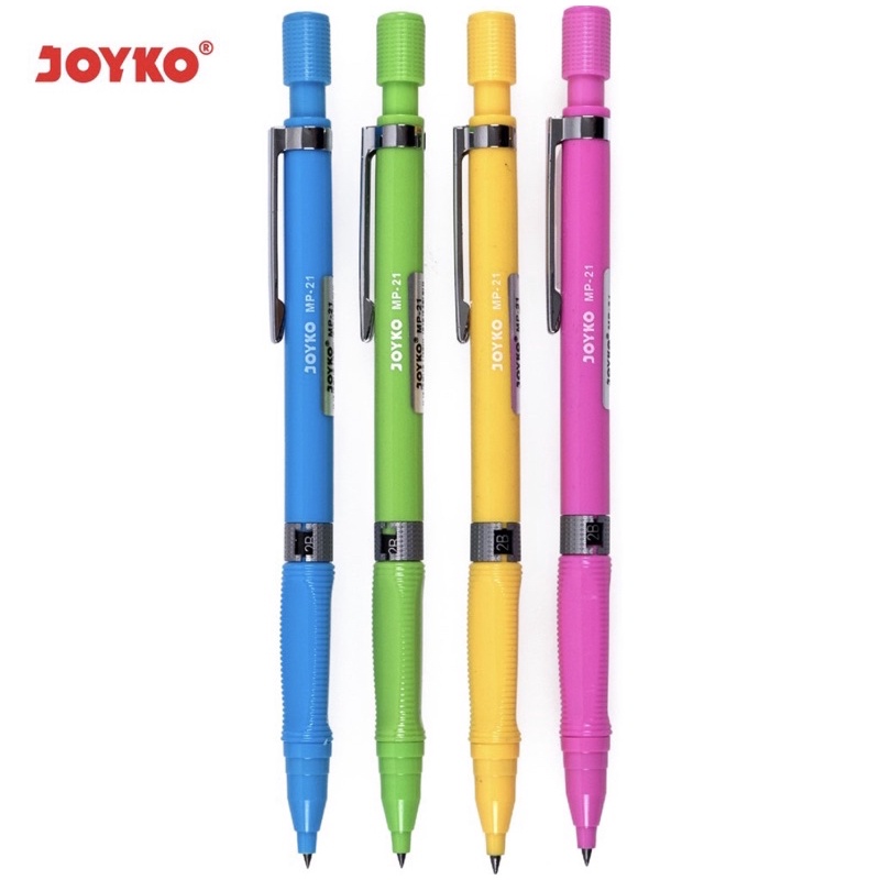 

Mechanical Pencil / Pensil Mekanik Joyko MP-21 / 2.0 mm / PENSIL MEKANIK UKURAN BESAR 2,0mm JOYKO MURAH WARNA WARNI / PENSIL ISIAN 2B BESAR