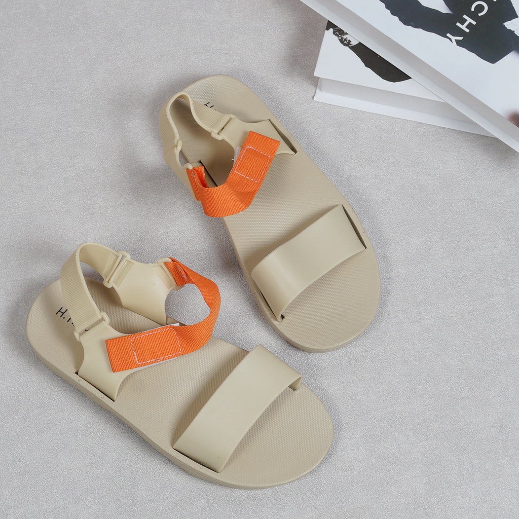 Sandal Gunung Wanita Velcro Orange