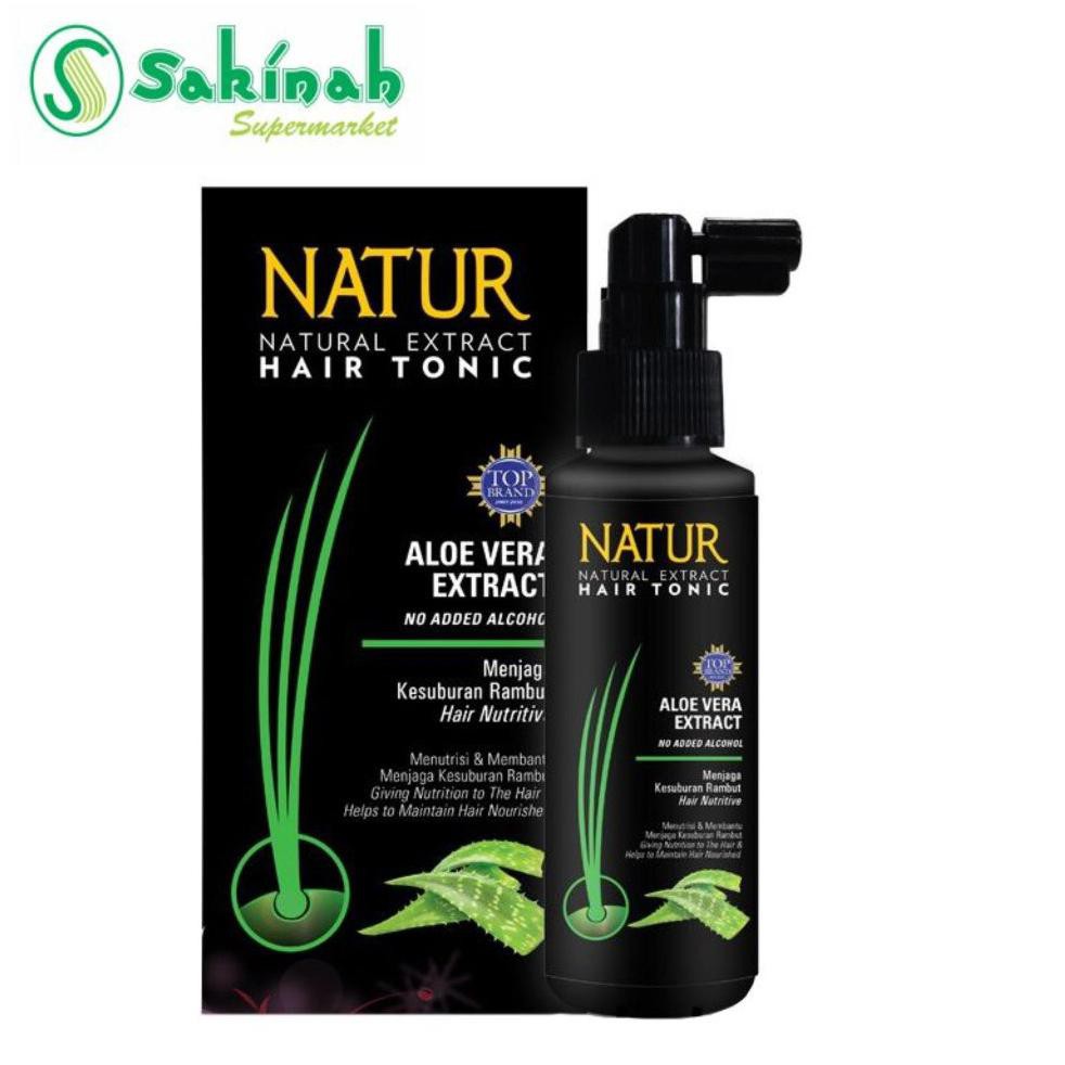 Natur Hair Tonic Aloe Vera Extract 90 Ml Penyubur Rambut