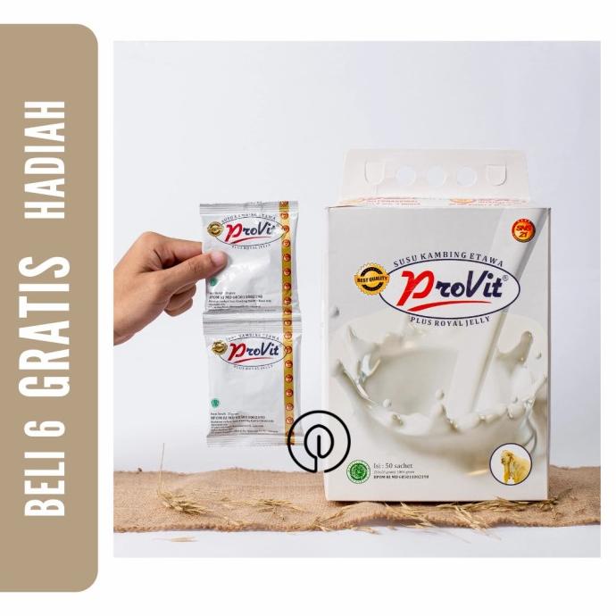 

BAYAR COD Susu Kambing Etawa Provit Royal Jelly - 1/2 box