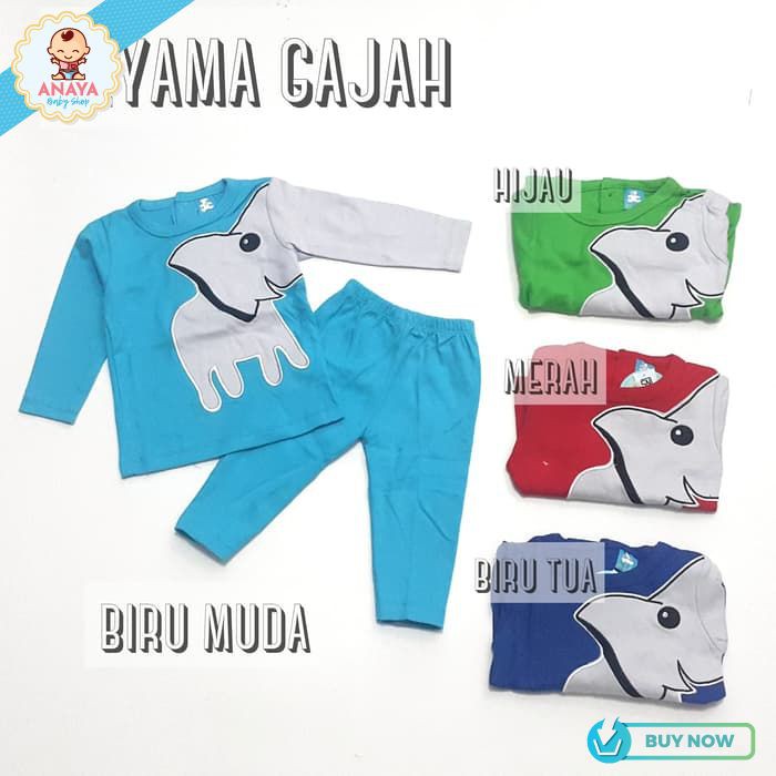 AN166 Baju  Tidur Piyama Setelan Anak  Laki  Laki  Perempuan 