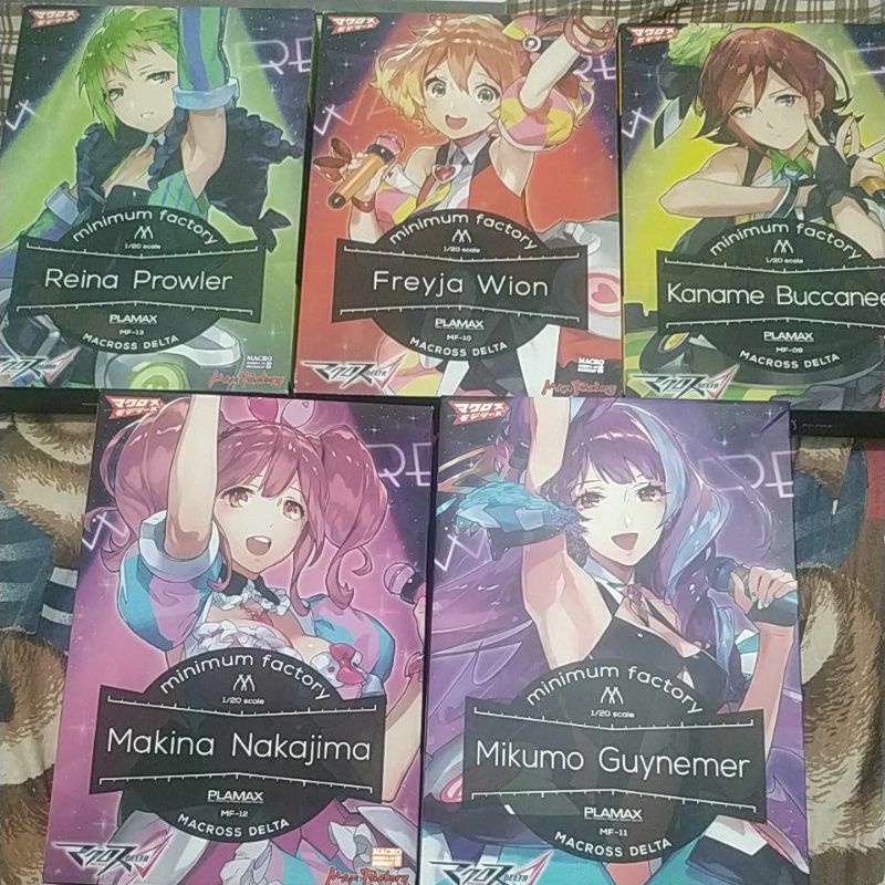 plamax mikumo makina reina freyja kaname set macross delta