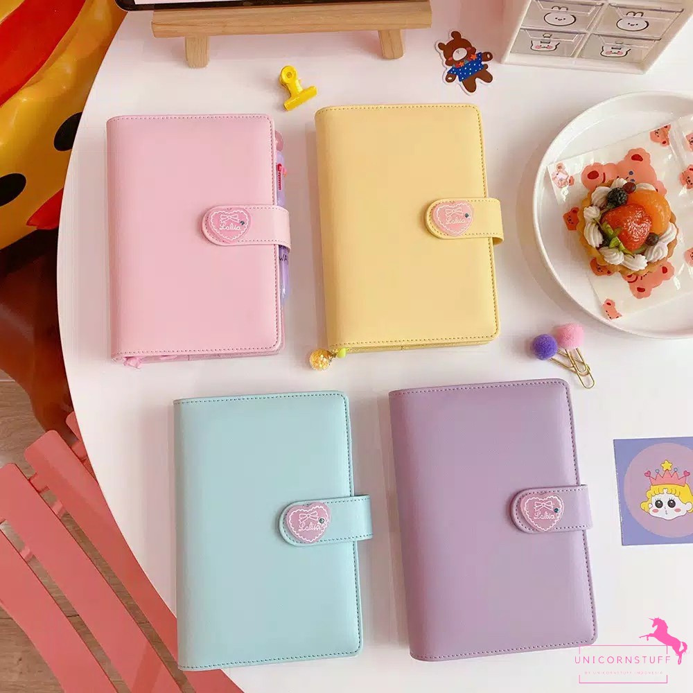 1 Set Notebook Kulit Unicorn Anak Diary Buku Catatan Journal Pink Binder Kado Hadiah Sekolah Kuliah Perempuan Cewek